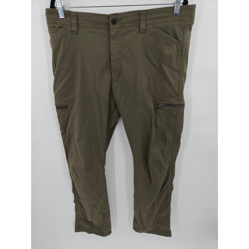 Wrangler ATG All Terrain Gear Mens Olive Green Cargo Pants NW788EG 36x30